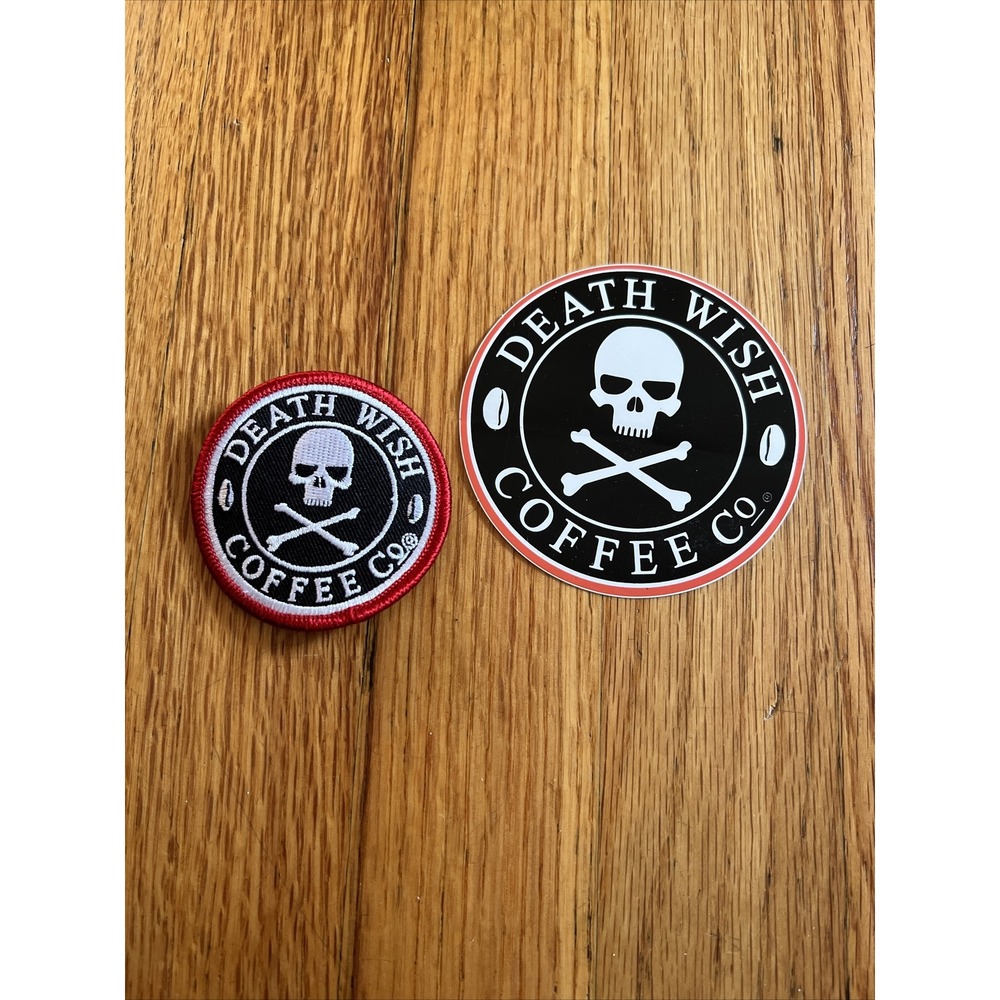 Death Wish Coffee Company Subscription Limited Edition Patch (small) W Sticker